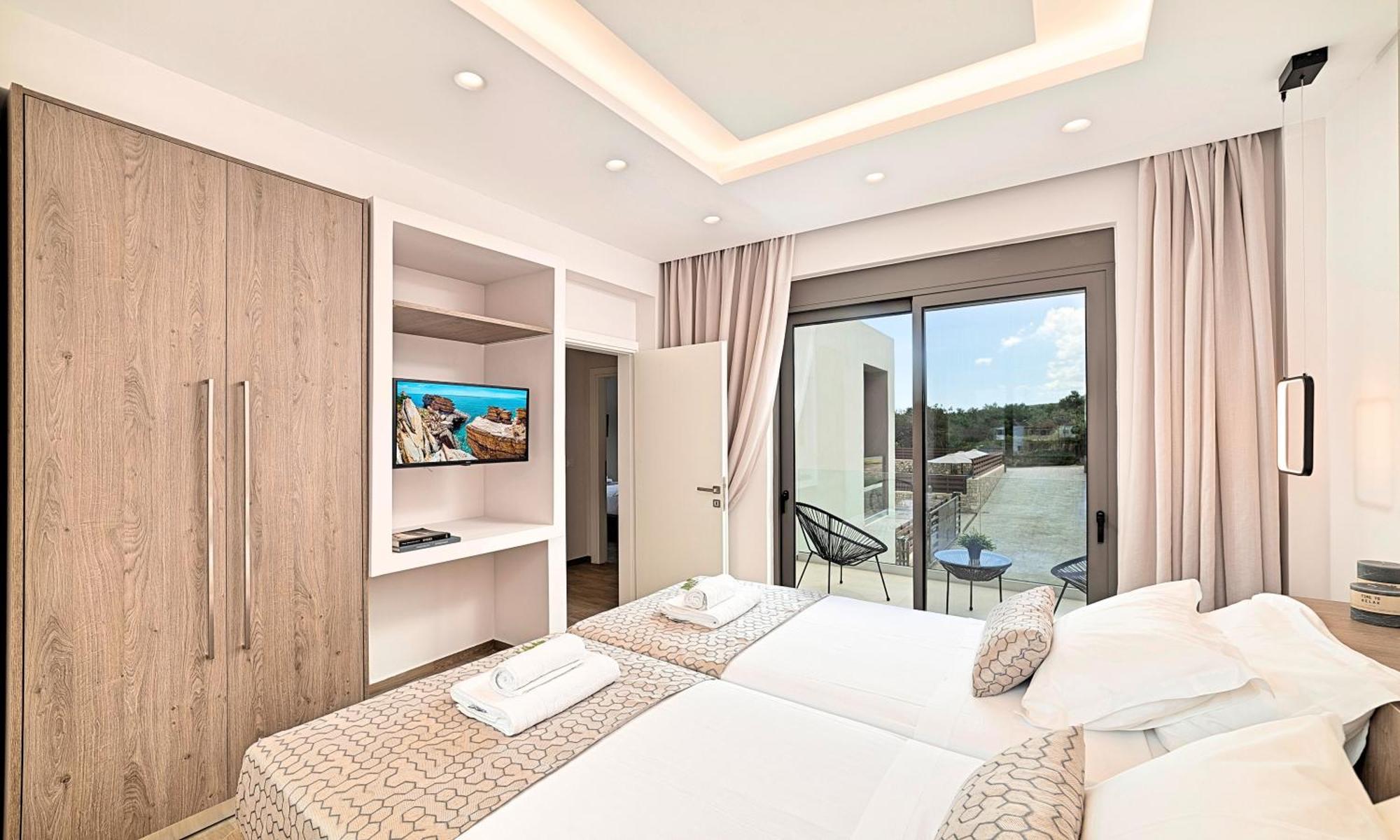 Minoas Villas Heated Pool Kournas Luaran gambar
