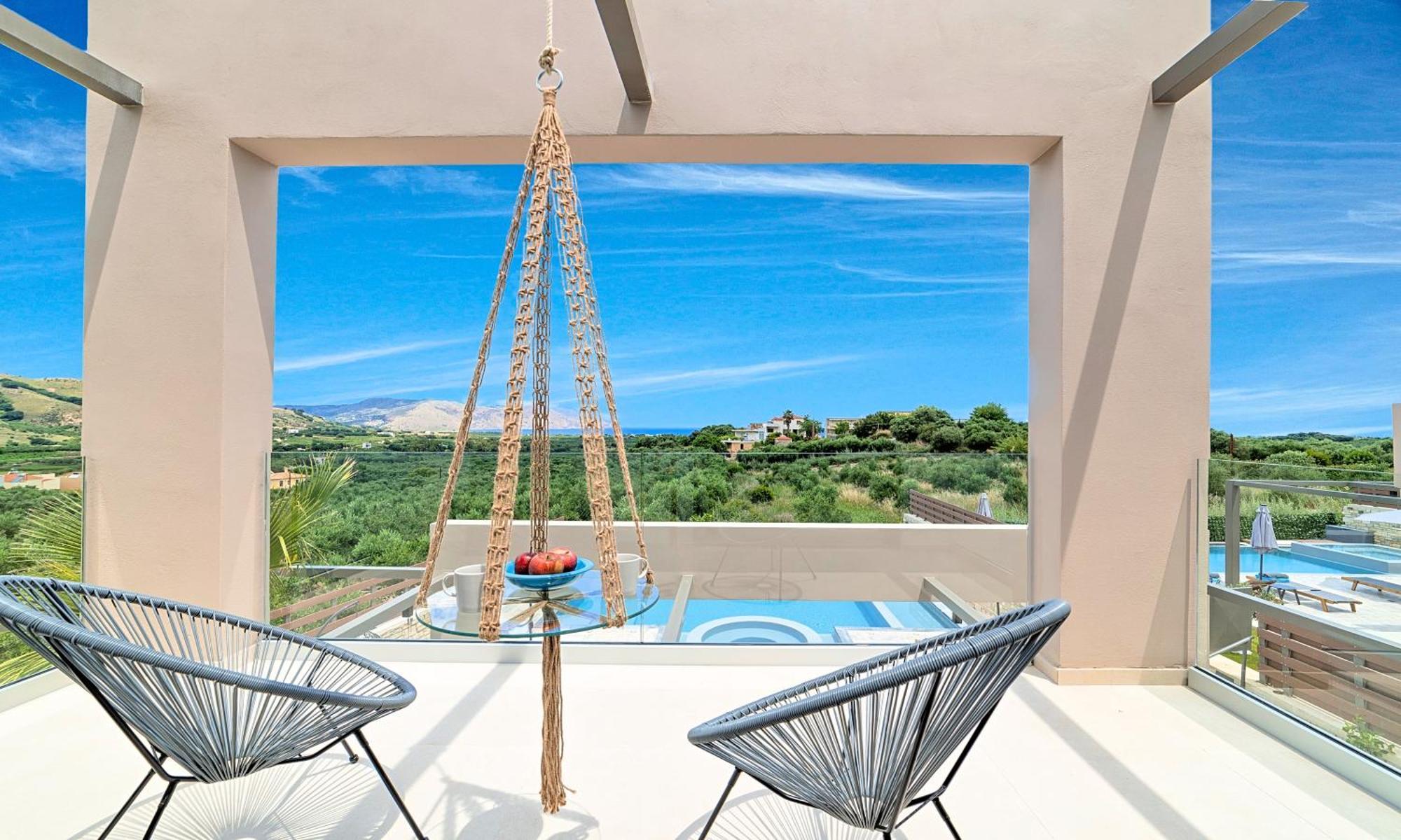 Minoas Villas Heated Pool Kournas Luaran gambar
