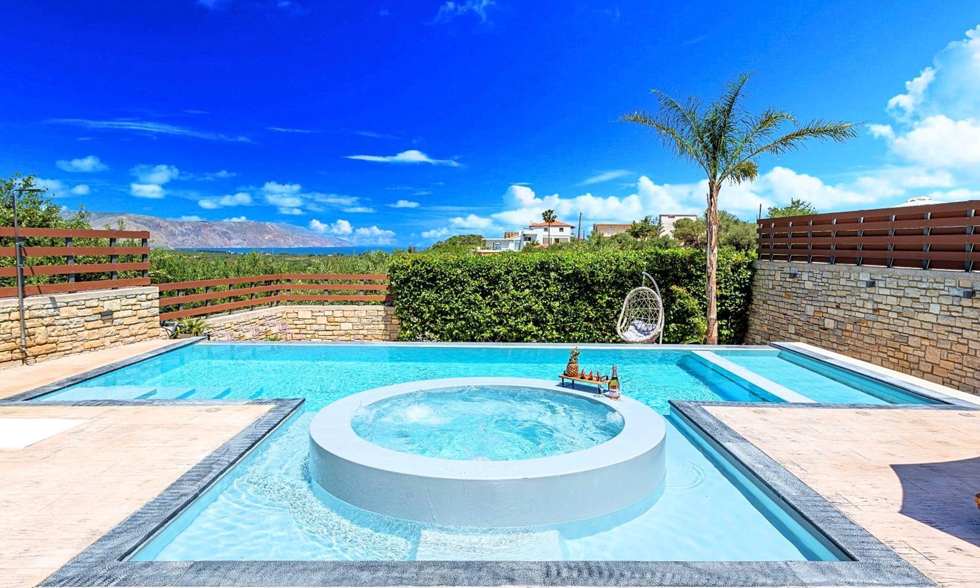 Minoas Villas Heated Pool Kournas Luaran gambar