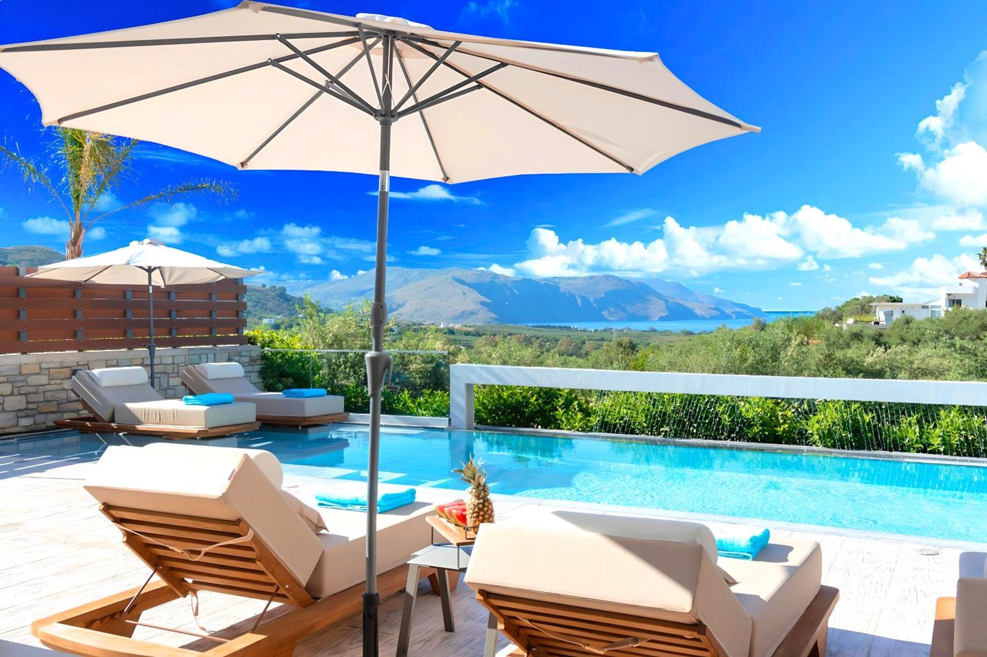 Minoas Villas Heated Pool Kournas Luaran gambar